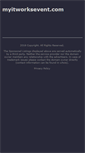 Mobile Screenshot of myitworksevent.com